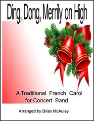 Ding Dong Merrily on High Concert Band sheet music cover Thumbnail